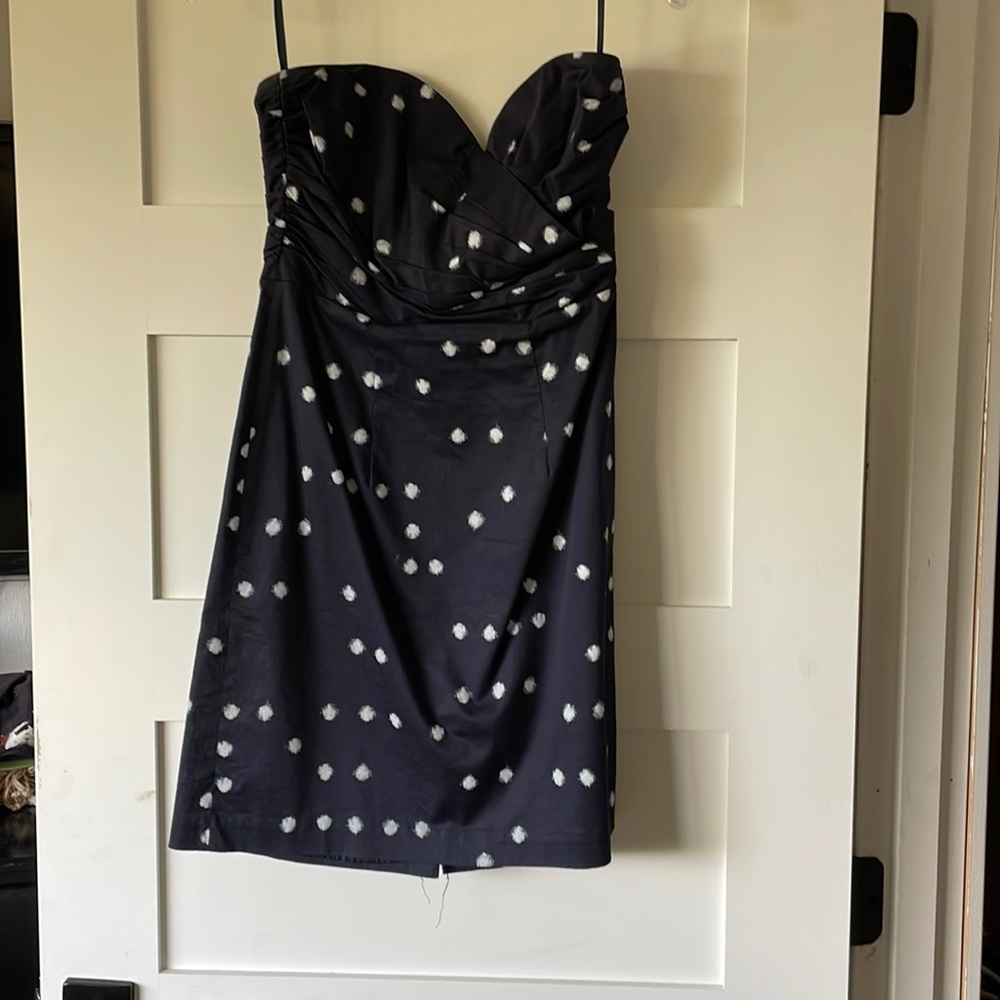 Strapless cocktail dress